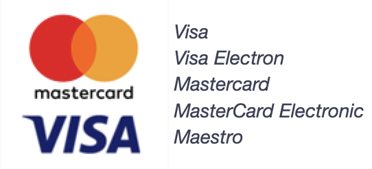 Płatności kartami Visa, Mastercard